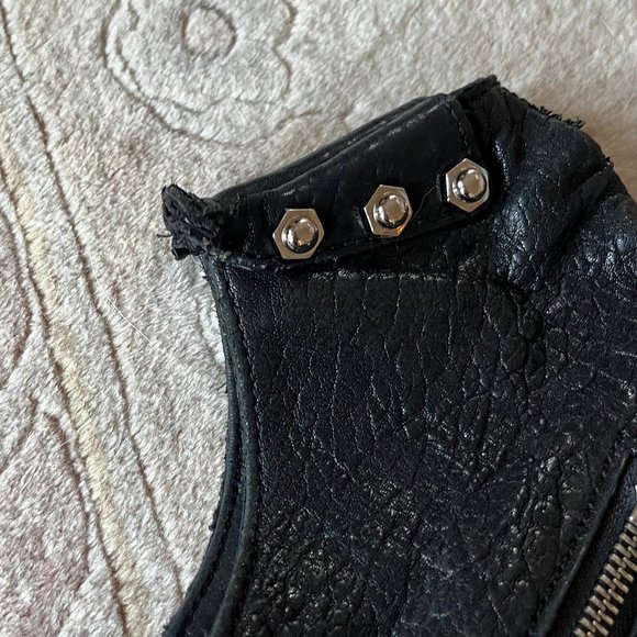 Treesje Black Crossbody Black Leather Bag - Picture 16 of 16